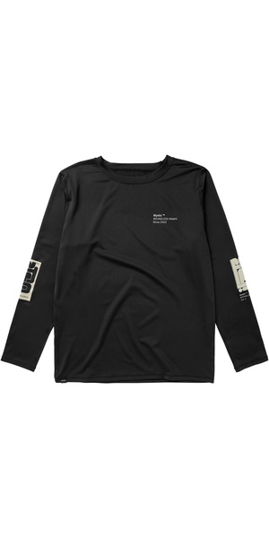 2026 Mystic Mens Boarding Long Sleeve Rash Vest 35001.250760 - Black